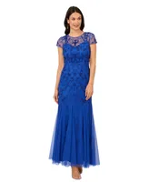 Adrianna Papell Women's Embellished Godet Gown