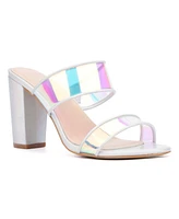 Fashion To Figure Women's Berlynne Block Heel Sandal - Wide Width