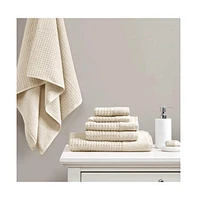 Home Outfitters 100% Cotton 6pcs Bath Towel Set , Absorbent, Bathroom Spa Towel, Modern/Contemporary