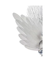 Evergreen 14"H Angel Fiber Optic Garden Stake