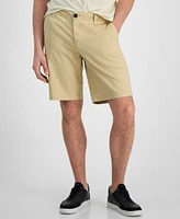 A|X Armani Exchange Men's Regular-Fit Stretch 9" Bermuda Shorts