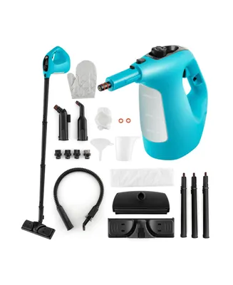 1400W Handheld Steam Cleaner with 14-Piece Accessory Kit and Child Lock