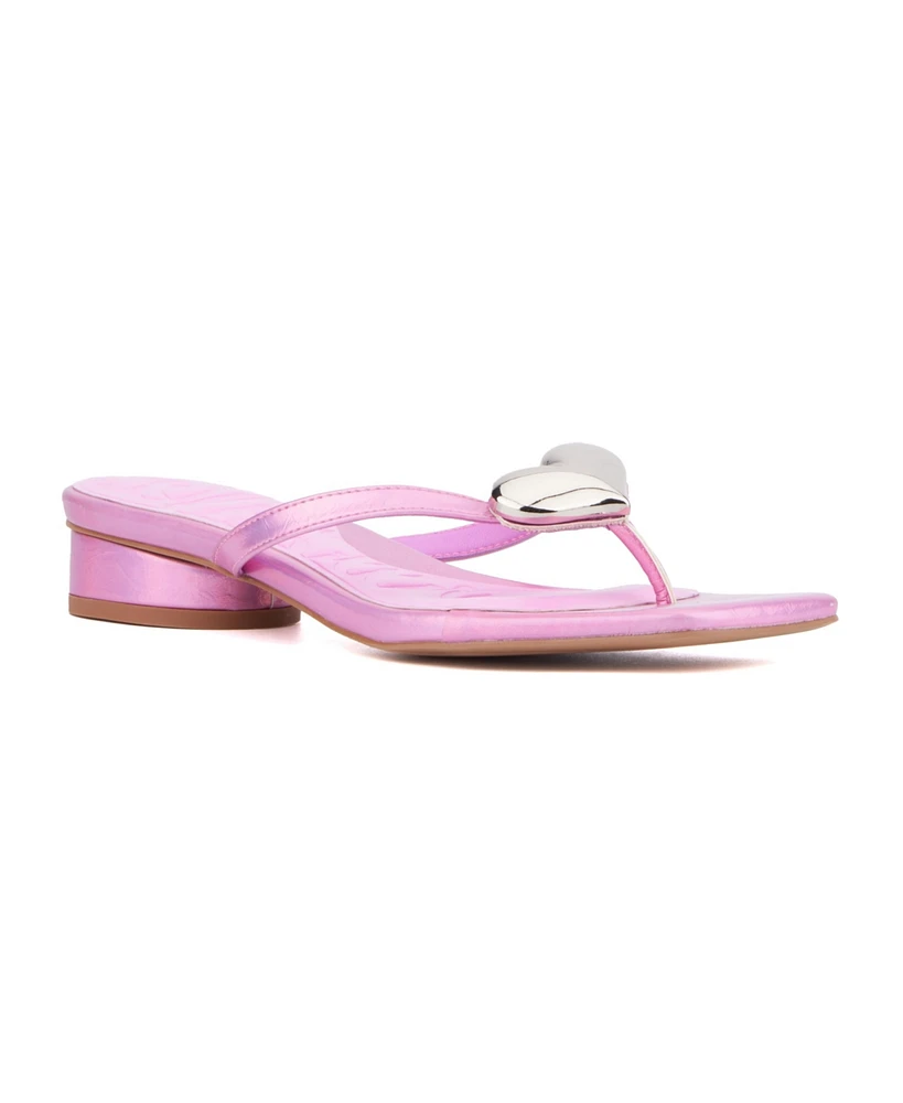 Olivia Miller Women's Love Buzz Flat Sandal