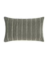 J Queen New York Townsend Wave Lumbar Decorative Pillow Cover, 14" x 40"