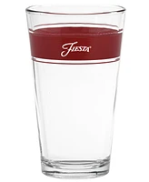 Fiesta Bright Frame 16 Ounce Tapered Cooler Glass, Set of 4