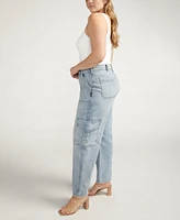 Silver Jeans Co. Plus Size Utility Cargo Jeans