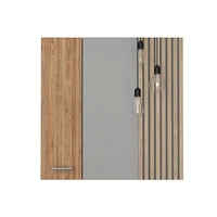 Sines Medicine Cabinet, Four Internal Shelves, Single Door - Pine