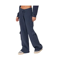 Edikted Women's Wynter Knit Cargo Pants