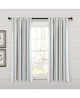 Farmhouse Stripe Yarn Dyed Eco-Friendly Recycled Cotton Window Curtain Panels