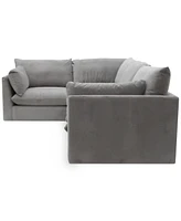 Marsten 126" 4-Pc. Fabric Sectional Sofa, Created for Macy's