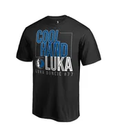 Men's Fanatics Luka Doncic Black Dallas Mavericks Cool Hand T-shirt