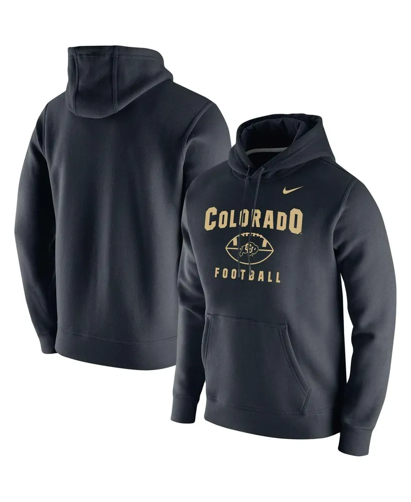 Men's Nike Black Colorado Buffaloes Football Oopty Oop Club Fleece Pullover Hoodie