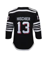 Big Boys Nico Hischier Black New Jersey Devils 2021/22 Alternate Premier Player Jersey