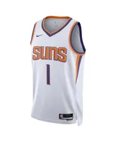 Men's and Women's Nike Devin Booker White Phoenix Suns Swingman Jersey - Association Edition