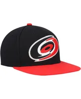 Men's Mitchell & Ness Black Carolina Hurricanes Core Team Ground 2.0 Snapback Hat