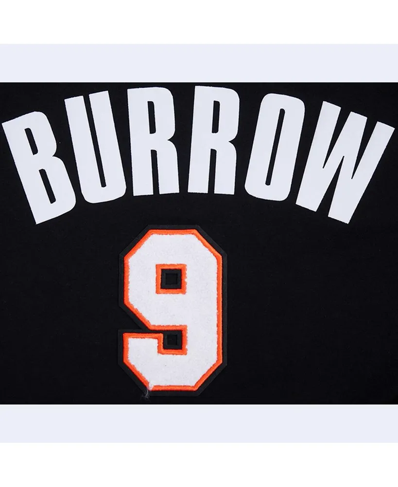 Men's Pro Standard Joe Burrow Black Cincinnati Bengals Player Name and Number Pullover Hoodie