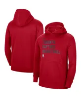 Men's and Women's Nike Red Toronto Raptors 2023/24 Performance Spotlight On-Court Practice Pullover Hoodie