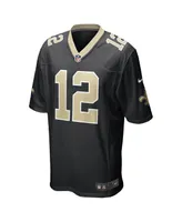 Men's Nike Chris Olave Black New Orleans Saints Player Game Jersey