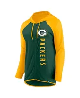 Women's Fanatics Green, Gold Green Bay Packers Forever Fan Full-Zip Hoodie