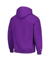 Men's Mitchell & Ness Purple Los Angeles Lakers Hardwood Classics Tonal Pullover Hoodie