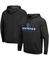 Men's Colosseum Black Kentucky Wildcats Lantern Pullover Hoodie