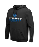 Men's Colosseum Black Kentucky Wildcats Lantern Pullover Hoodie