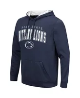Men's Colosseum Navy Penn State Nittany Lions Resistance Pullover Hoodie
