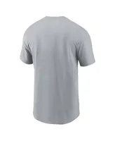 Men's Nike Gray Miami Dolphins 2023 Nfl Playoffs Iconic T-shirt