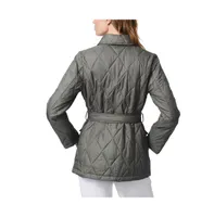 Women's Diamond Quilt Utility Jacket