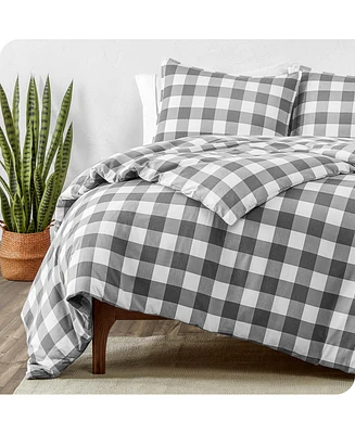 Bare Home Double Brushed Duvet Cover Set Queen