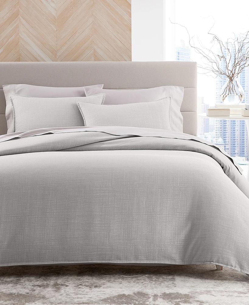 Hotel Collection Modern Crosshatch Comforter Set, Full/Queen, Exclusively at Macy's