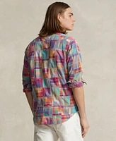 Polo Ralph Lauren Men's Classic-Fit Patchwork Madras Workshirt