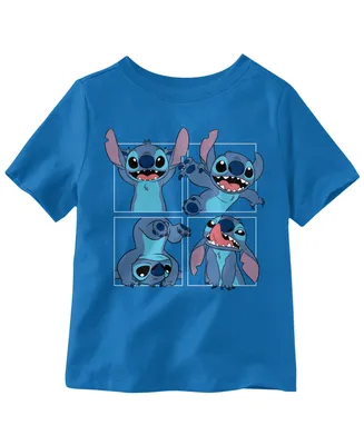 Hybrid Toddler and Little Boys Stitch Graphic Short Sleeve T-shirt