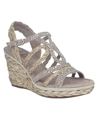 Impo Women's Omalia Raffia Platform Wedge Sandals