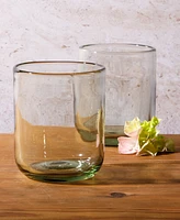 Bloomhouse 4 Pc Handmade 16 oz Dof Tumbler Set