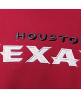 Men's Navy, Red Houston Texans Big and Tall Pullover Hoodie