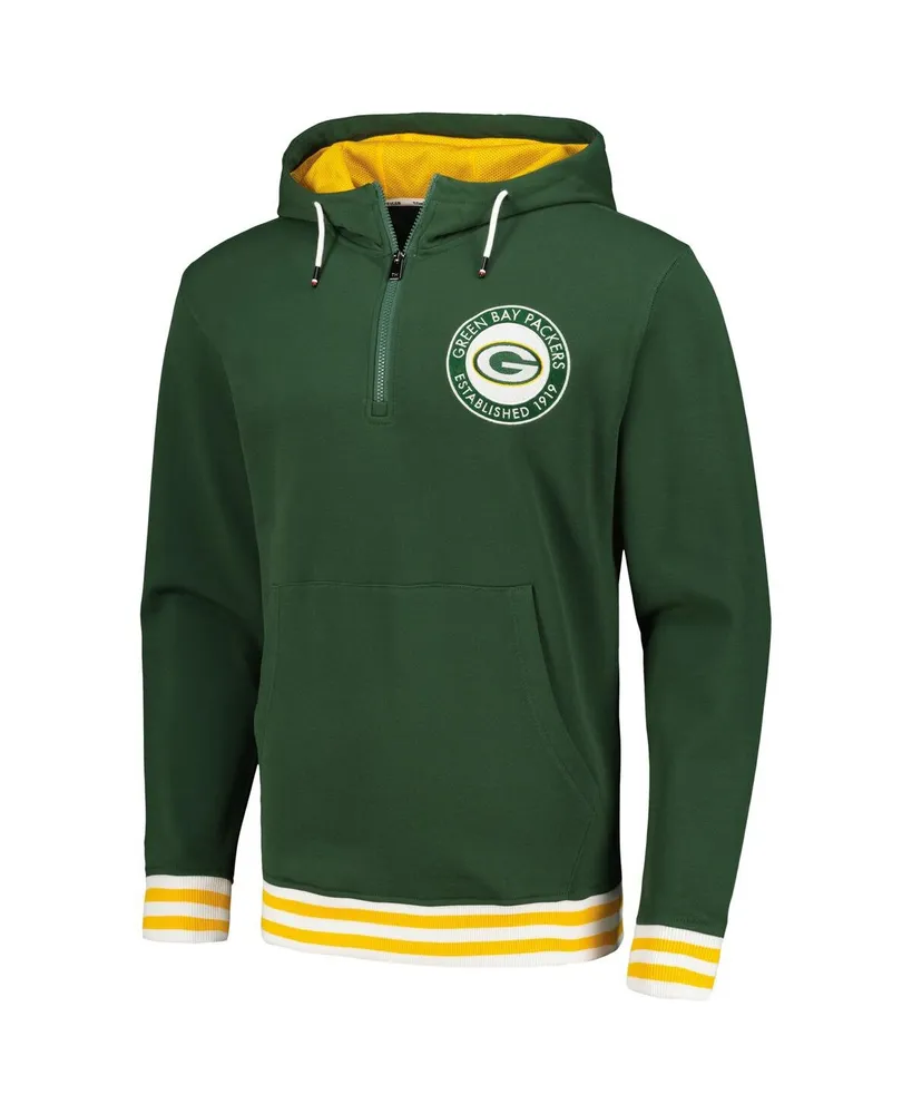 Men's Tommy Hilfiger Green Bay Packers Aaron Quarter-Zip Hoodie