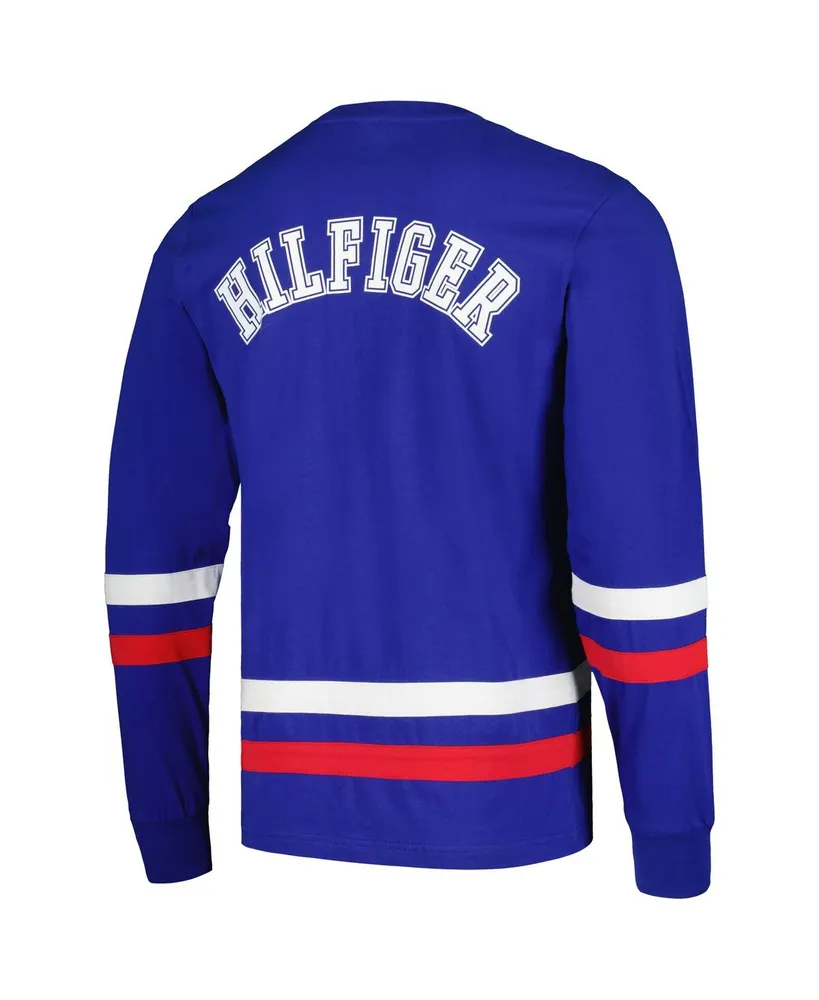 Men's Tommy Hilfiger Royal, Red Buffalo Bills Nolan Long Sleeve T-shirt