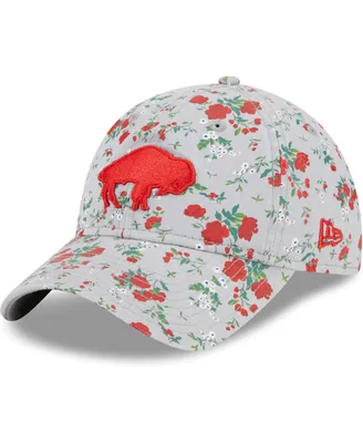 Women's New Era Gray Buffalo Bills Bouquet 9TWENTY Adjustable Hat