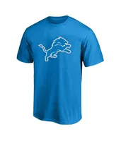 Men's Fanatics Amon-Ra St. Brown Blue Detroit Lions Big and Tall Player Name Number T-shirt