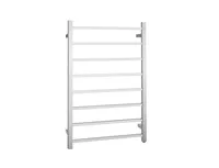 145W Electric Towel Warmer Wall Mounted Heated Drying Rack 8 Square Bars