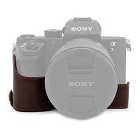 Sony Leather Camera Case for A7RM3 and A7M3 (Coffee)