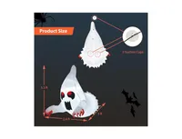 3.3 Feet Flying Ghost Halloween Inflatable with Suction Cups