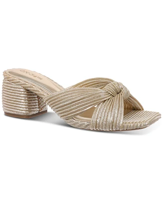 On 34th Women's Gaiaa Bow Block-Heel Dress Sandals, Created for Macy's
