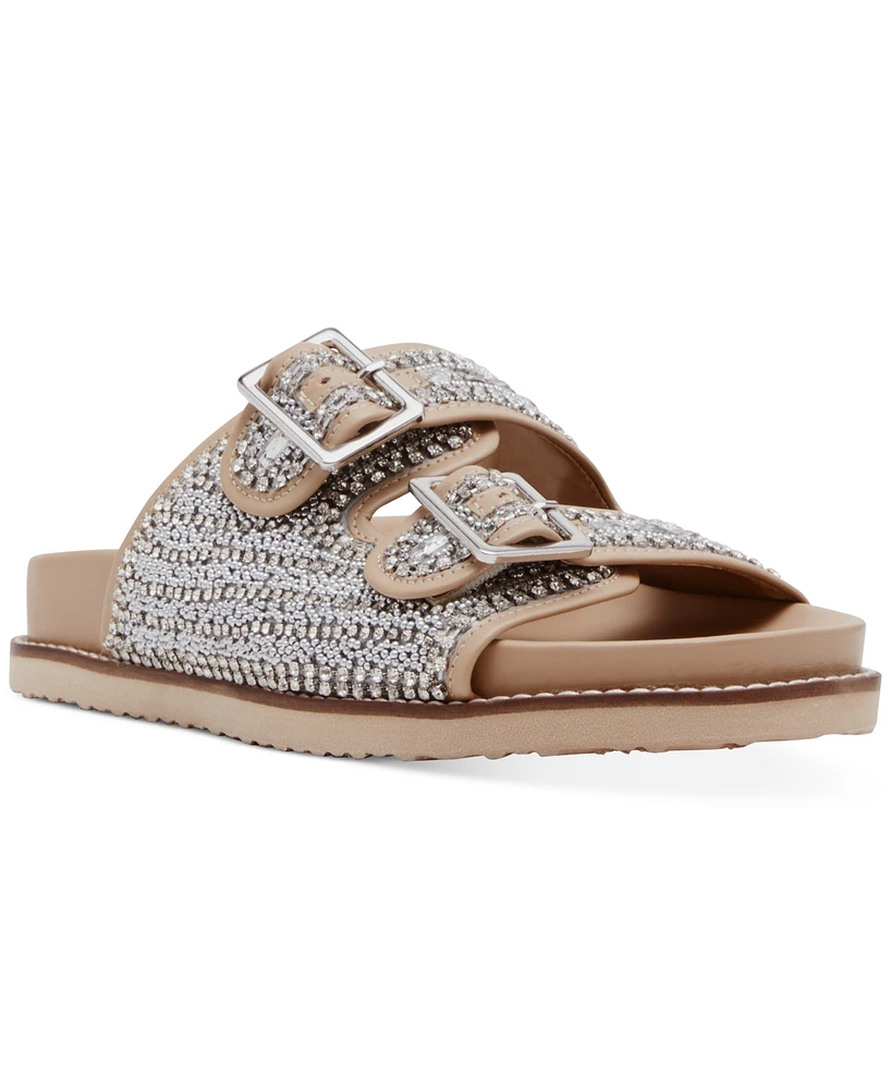 Steve Madden Women's Cabo Embellished Footbed Sandals