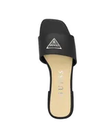 Guess Women's Tamsea One Band Square Toe Slide Flat Sandals