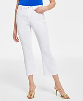 I.n.c. International Concepts Women's High Rise Crop Flare Jeans, Created for Macy's