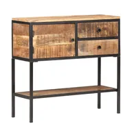 Sideboard 33.5"x11.8"x31.5" Rough Mango Wood