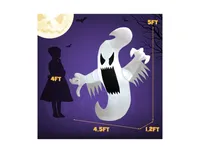 Inflatable Halloween Hanging Ghost Decoration with Built-in Led Lights