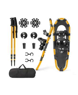 4-in-1 Lightweight Terrain Snowshoes with Flexible Pivot System- inches